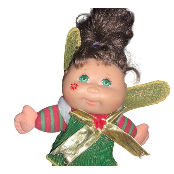 MATTEL CPK CABBAGE PATCH KIDS Christmas ELF ANGEL DOLL 8.5" TALL 1995 - Picture 2 of 10